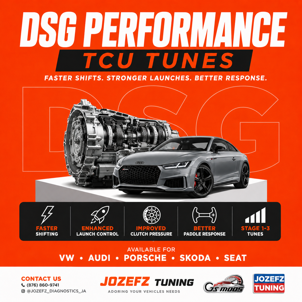 DSG Performance Tunes (Stages 1-3)